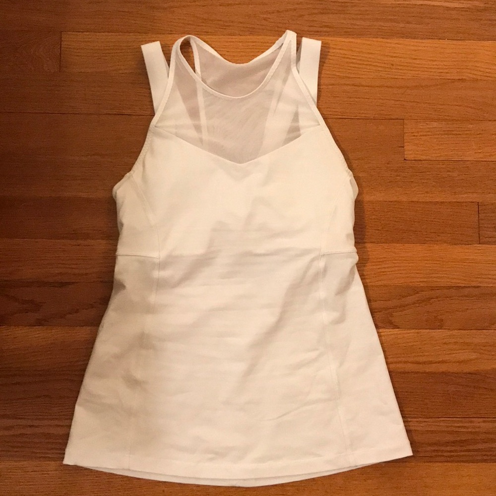 White Lululemon tank top